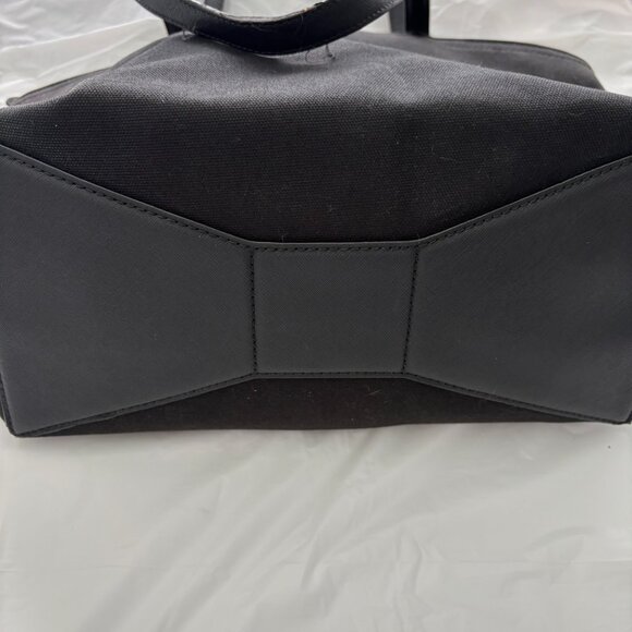 Kate Spade X Disney Minnie Mouse Black Canvas Tote Preowned Condition - Picture 4 of 8